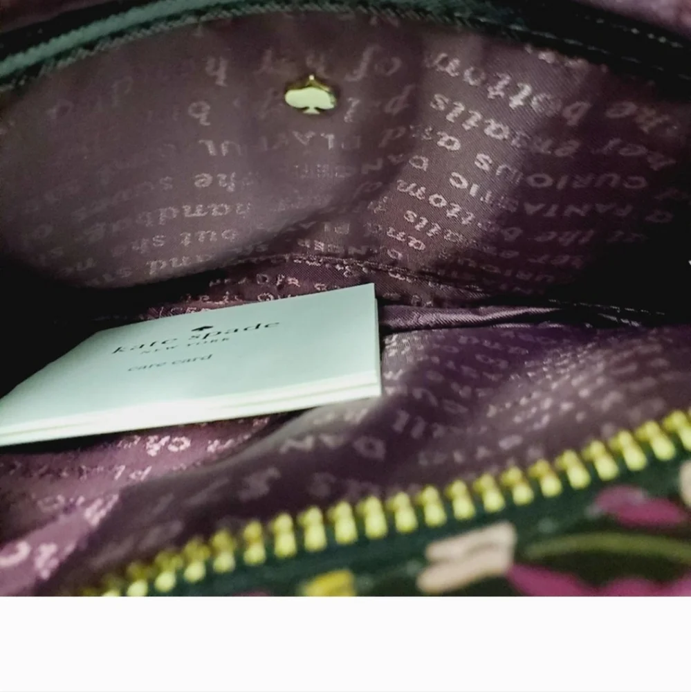 NWT Authentic Kate Spade Sima Floral Print Leather Crossbody/purse - Picture 6 of 11